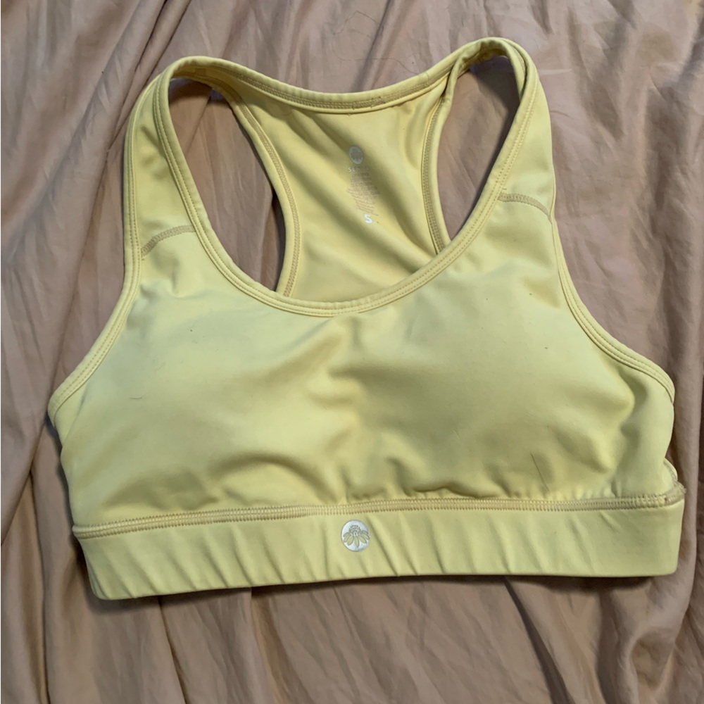 Yellow Senita sports bra